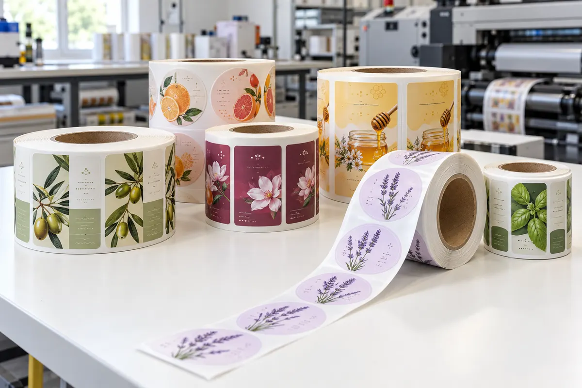 Tem nhãn decal dạng cuộn in sẵn